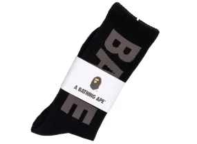 A Bathing Ape Socks in Black