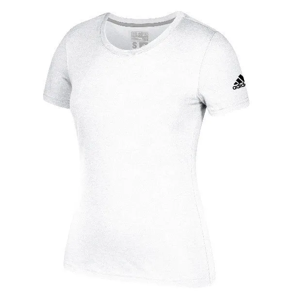 adidas Women's White Go To Perfect Short Sleeve Crew