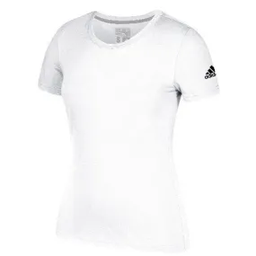 adidas Women's White Go To Perfect Short Sleeve Crew