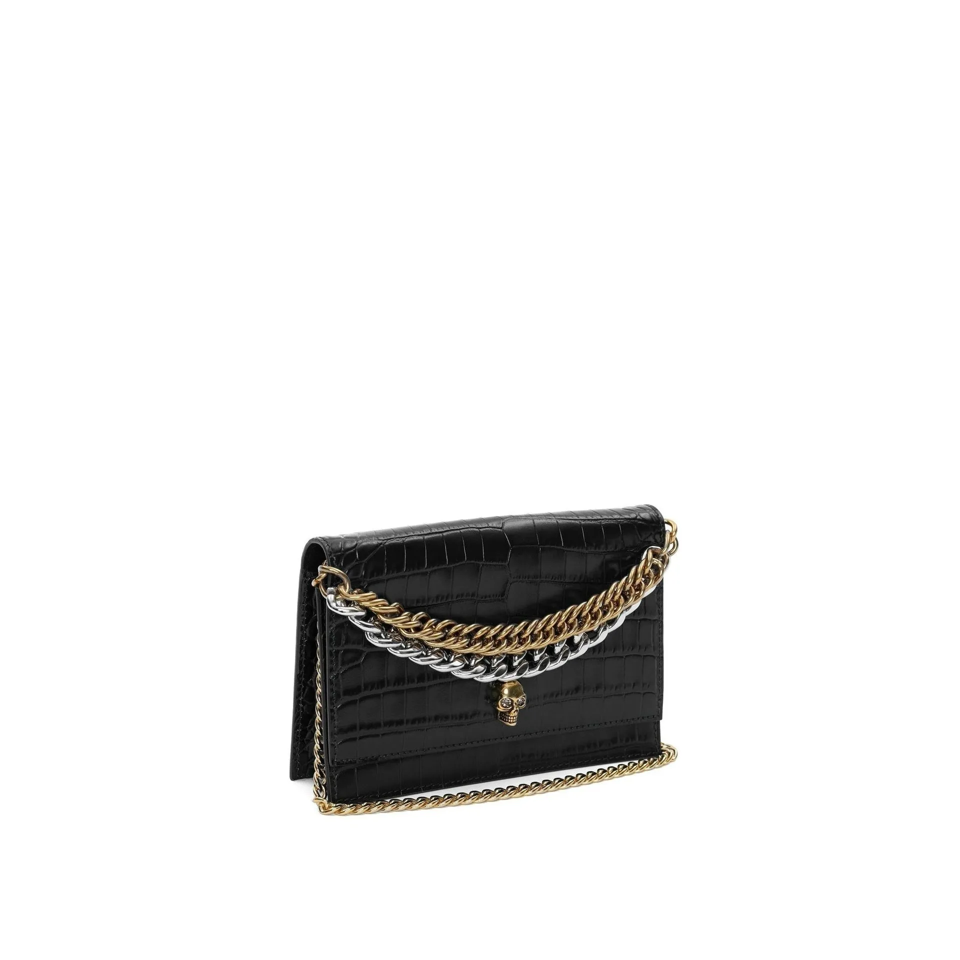 Alexander Mcqueen Borsa mini teschio in pelle