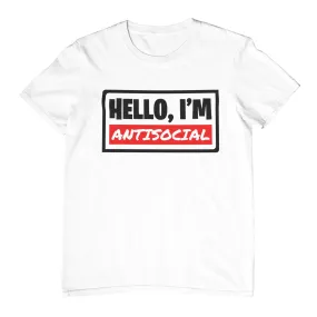 Anti Social White T-Shirt