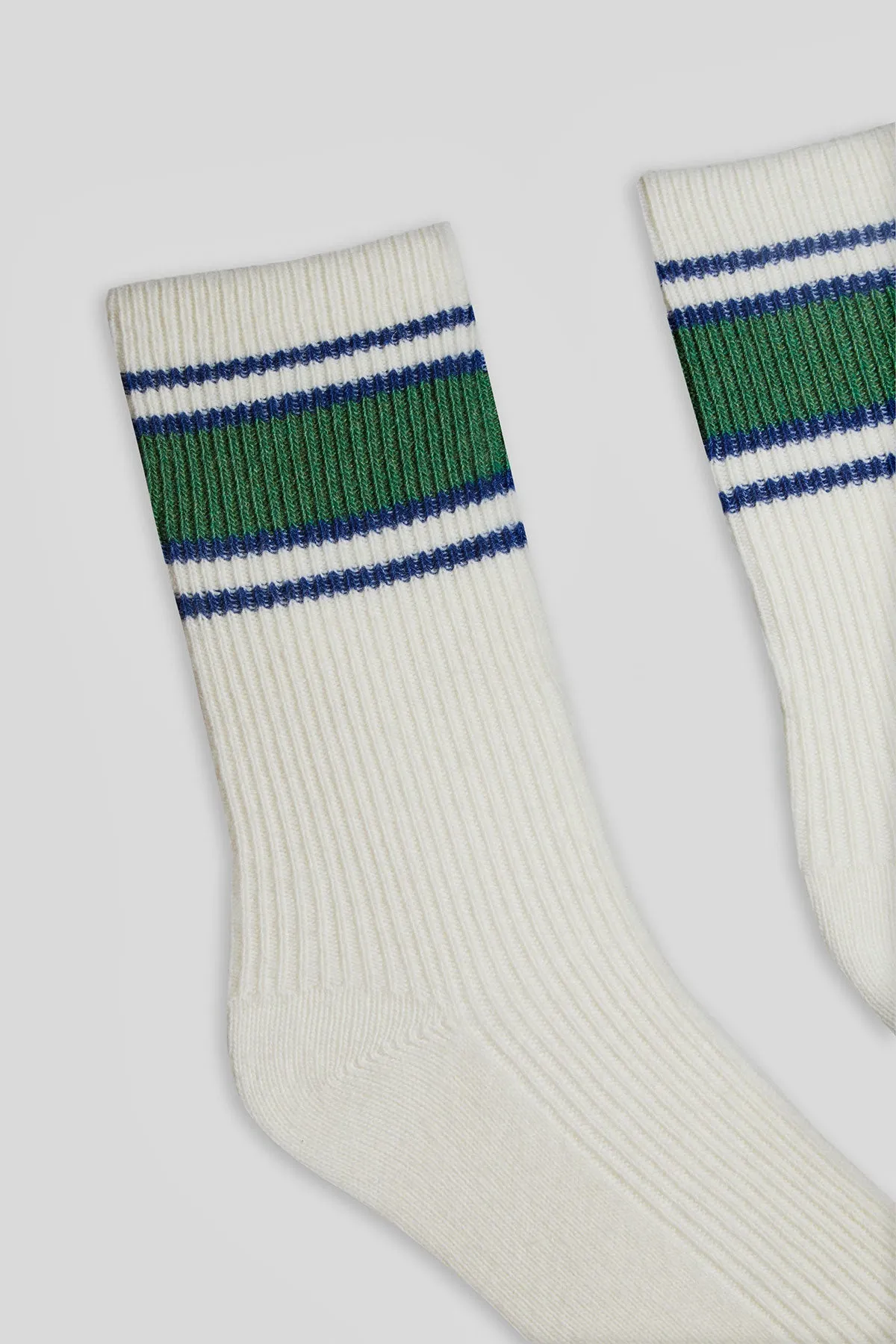 ATHLEISURE CASHMERE CREW SOCKS BY HANSEL FROM BASEL