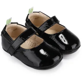 Baby Black Leather Shoes