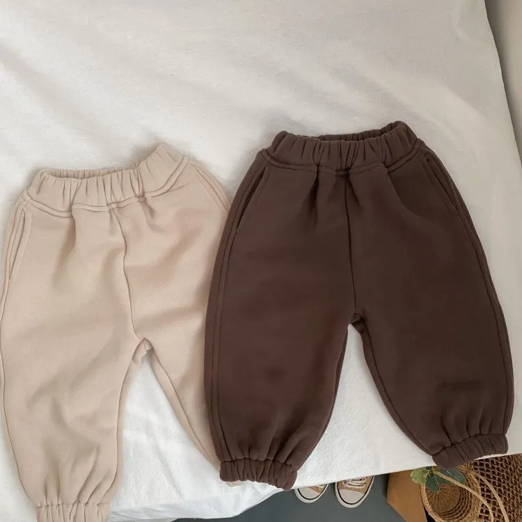 Baby Kid Girls Boys Solid Color Pants Wholesale 23113012