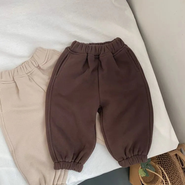 Baby Kid Girls Boys Solid Color Pants Wholesale 23113012