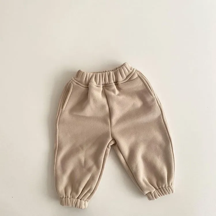 Baby Kid Girls Boys Solid Color Pants Wholesale 23113012