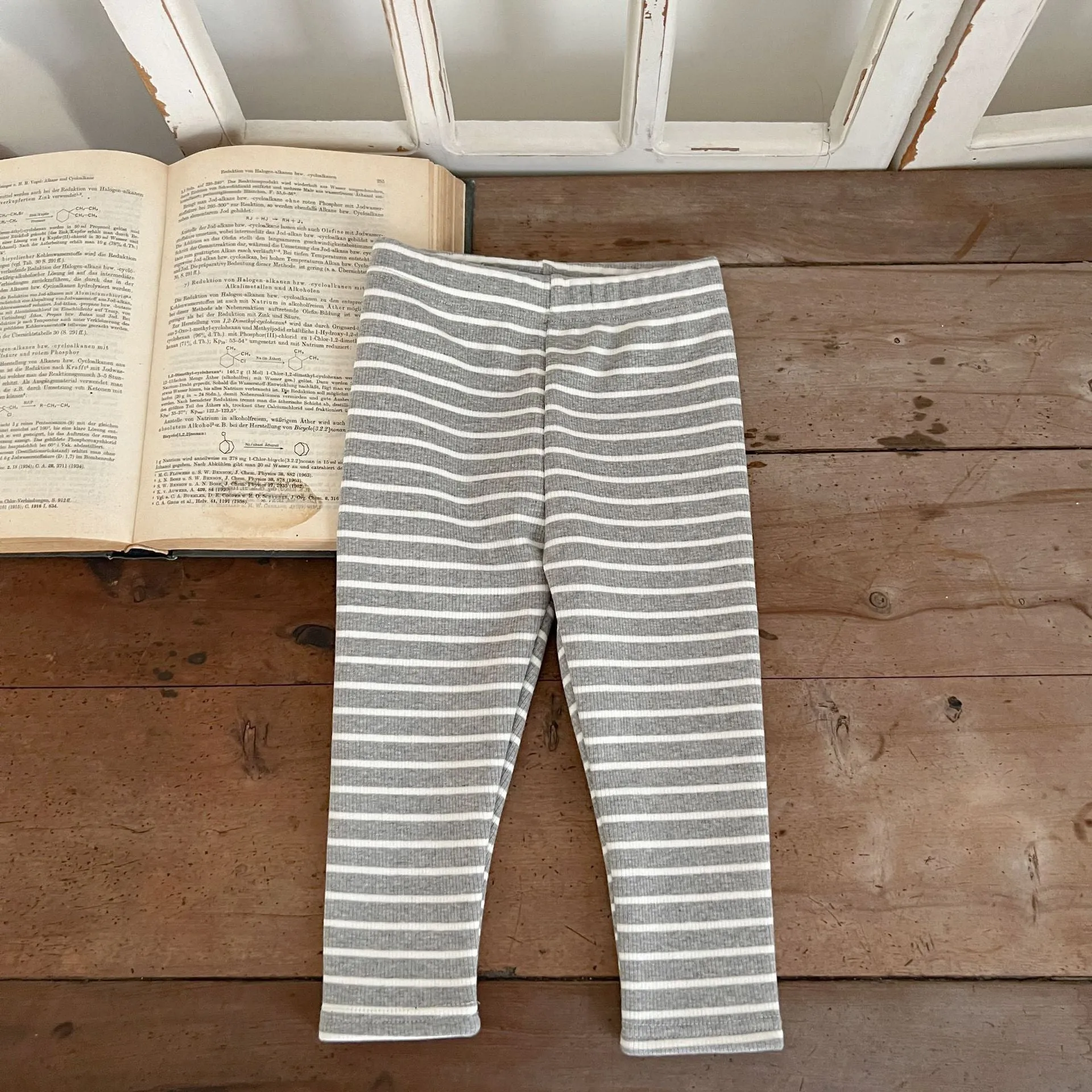 Baby Kid Girls Solid Color Striped Pants Wholesale 231130142