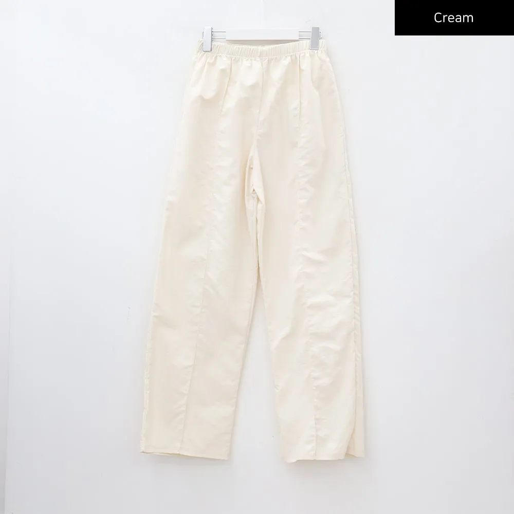 Banded Wide Leg Pants CA15