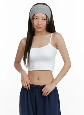 Basic Crop Cap Cami Top OL408