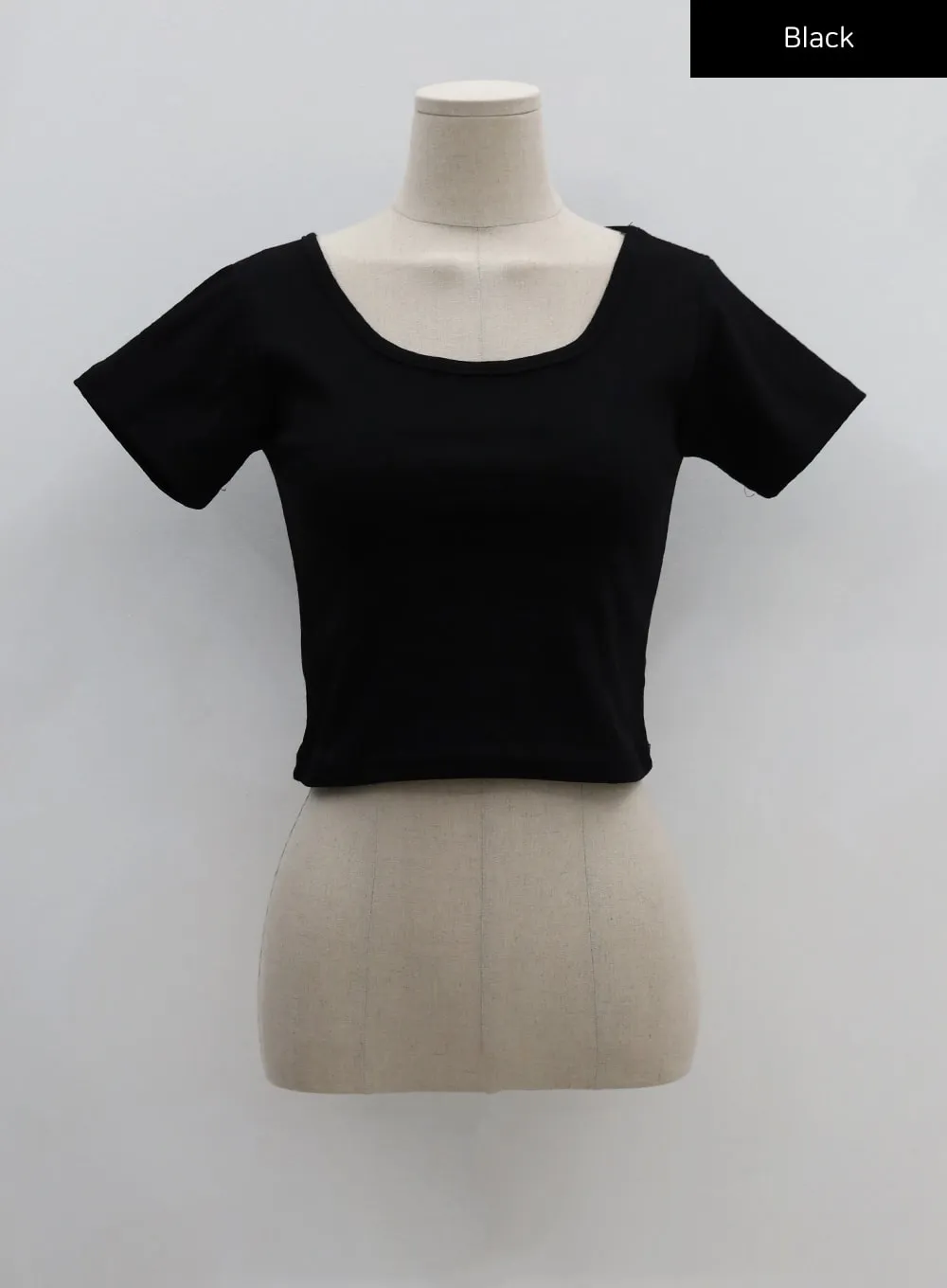 Basic Crop Top Short Sleeve T-Shirt CU28