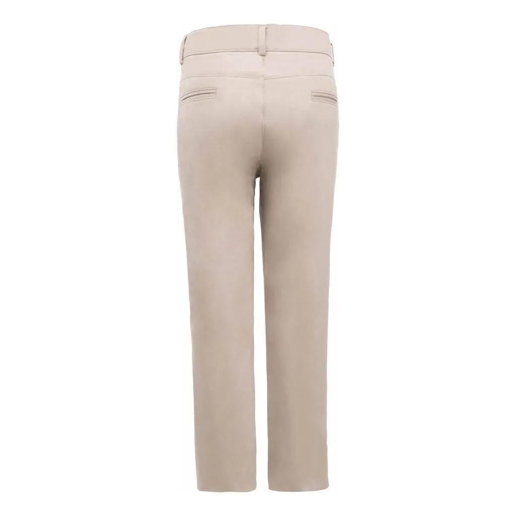 Beige Formal Pants