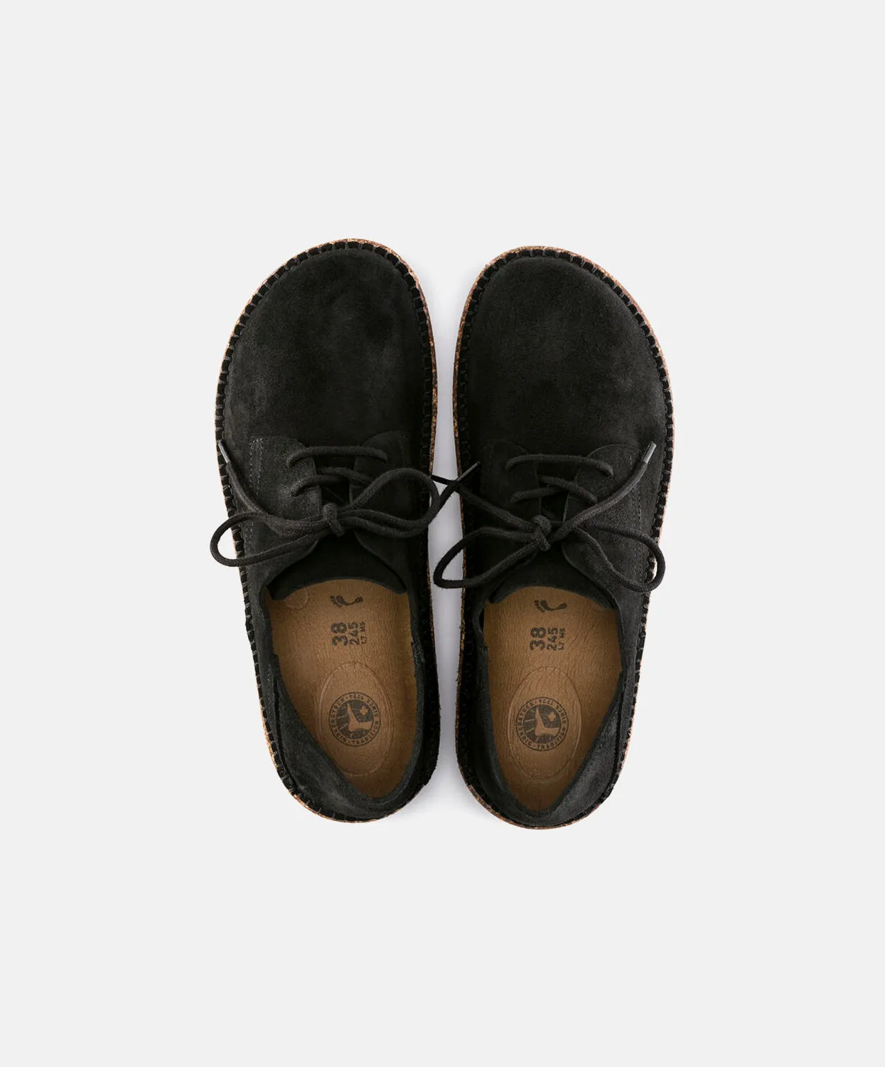 Birkenstock Gary Suede Leather Black Shoes