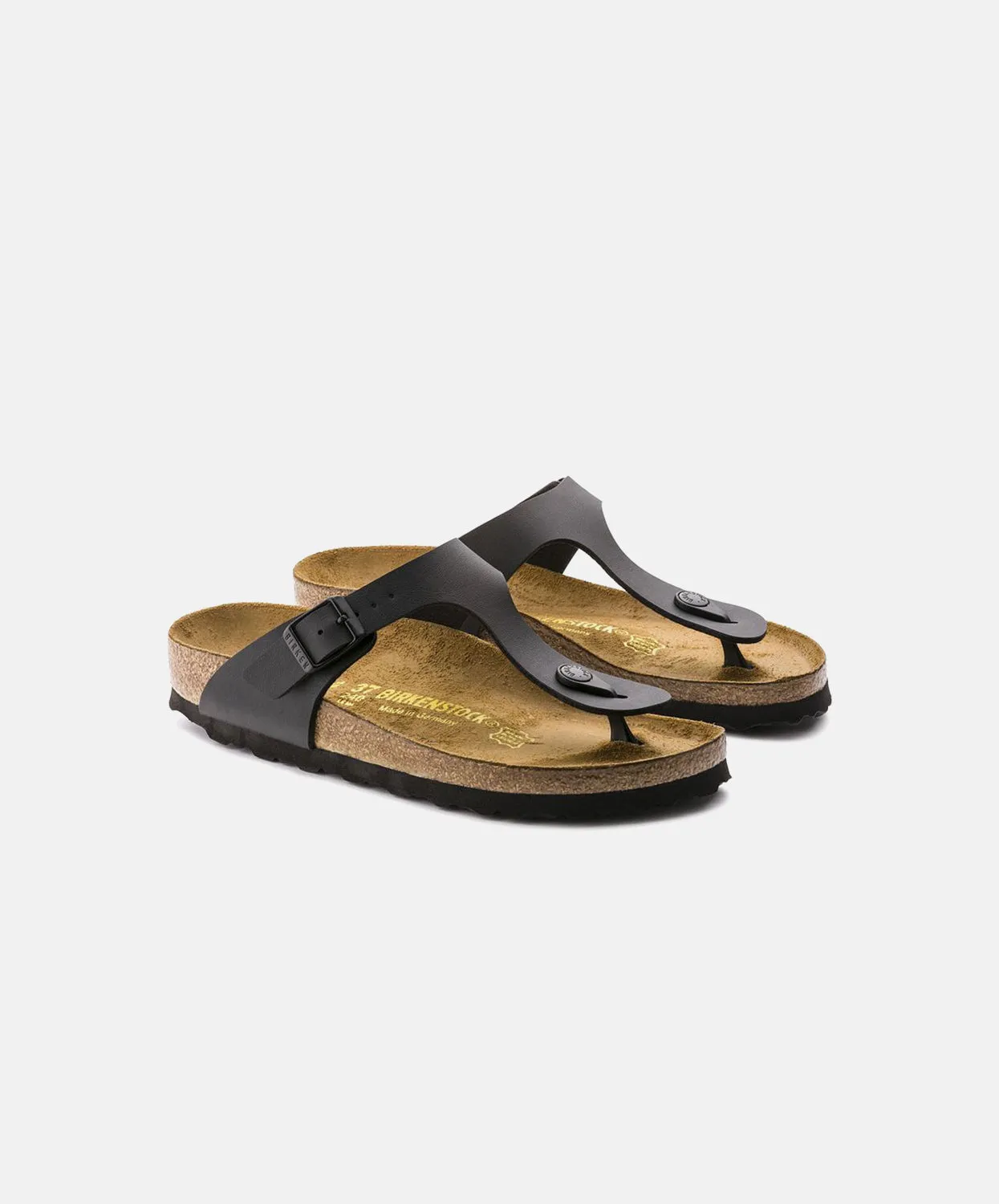 Birkenstock Gizeh Birko-Flor Black Sandals