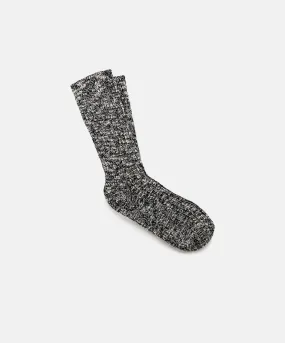 Birkenstock Socks Cotton Slub Black/Grey Socks