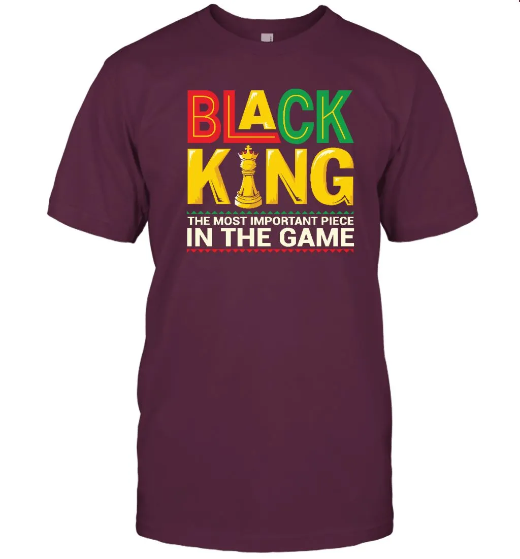 Black King The Most Important Piece In The Game T-shirt