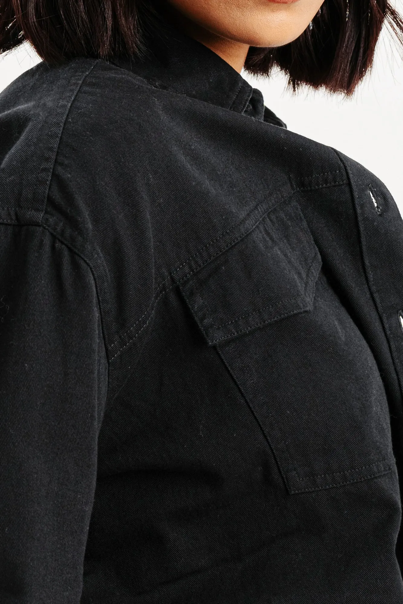 Black Twill Shirt