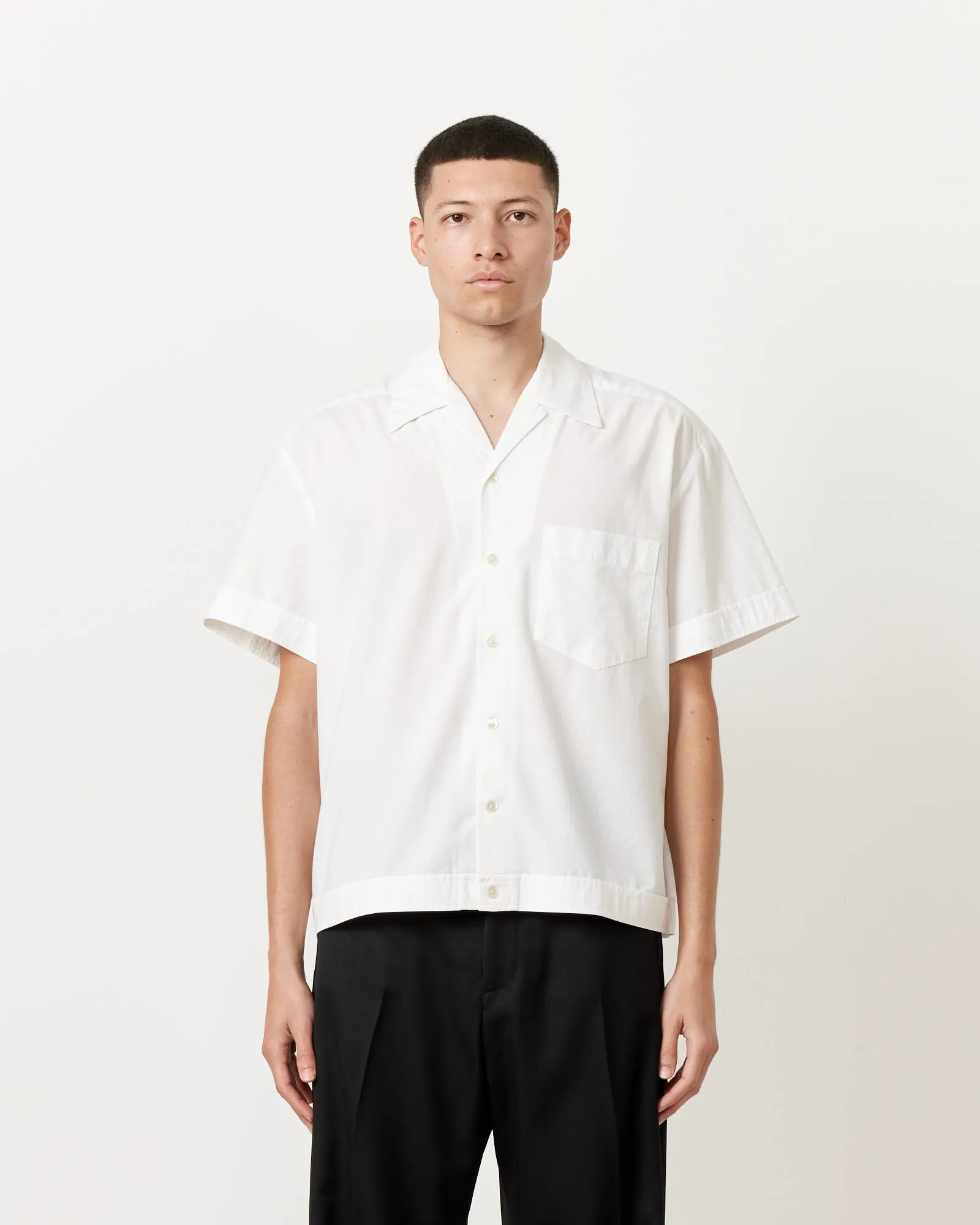 Bongo Shirt Poplin in White