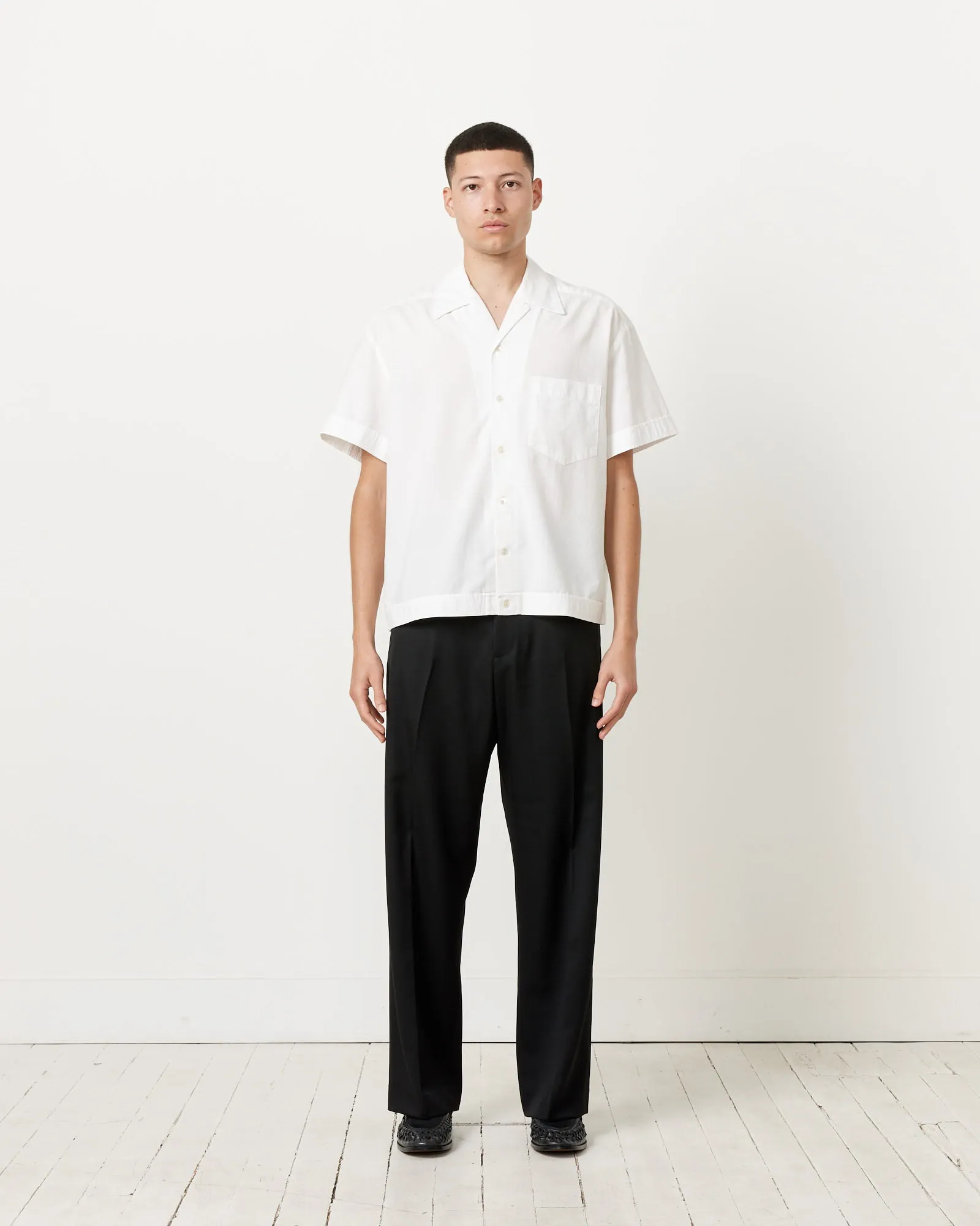 Bongo Shirt Poplin in White