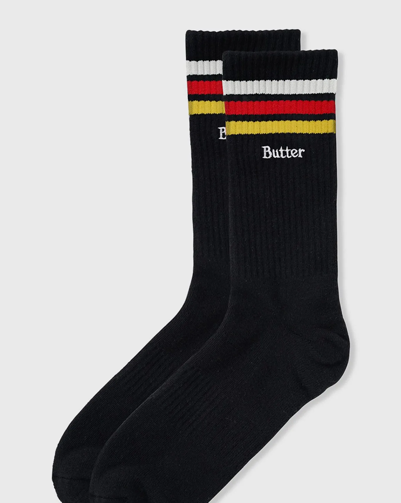 Butter Goods Stripe Sock - Black