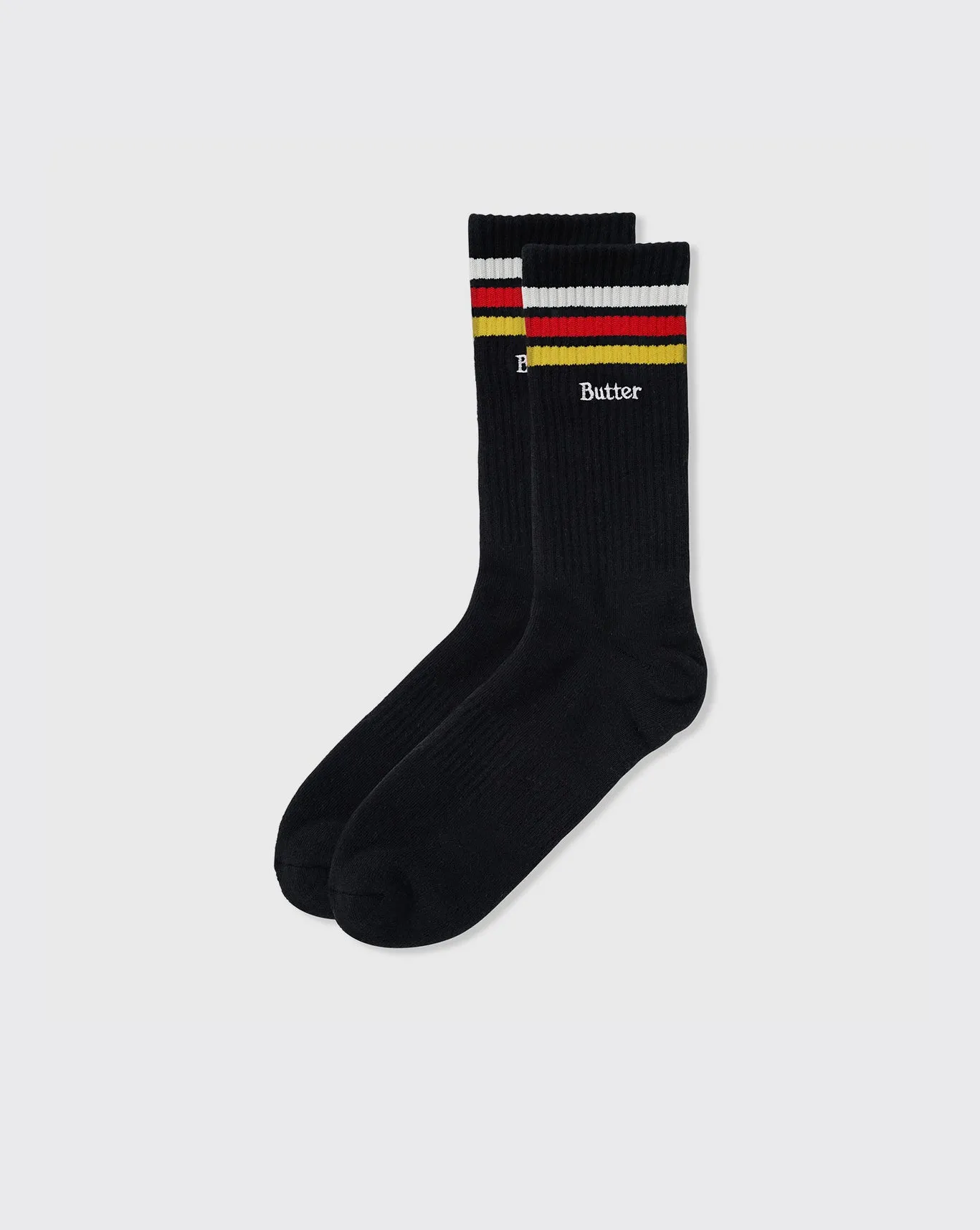 Butter Goods Stripe Sock - Black