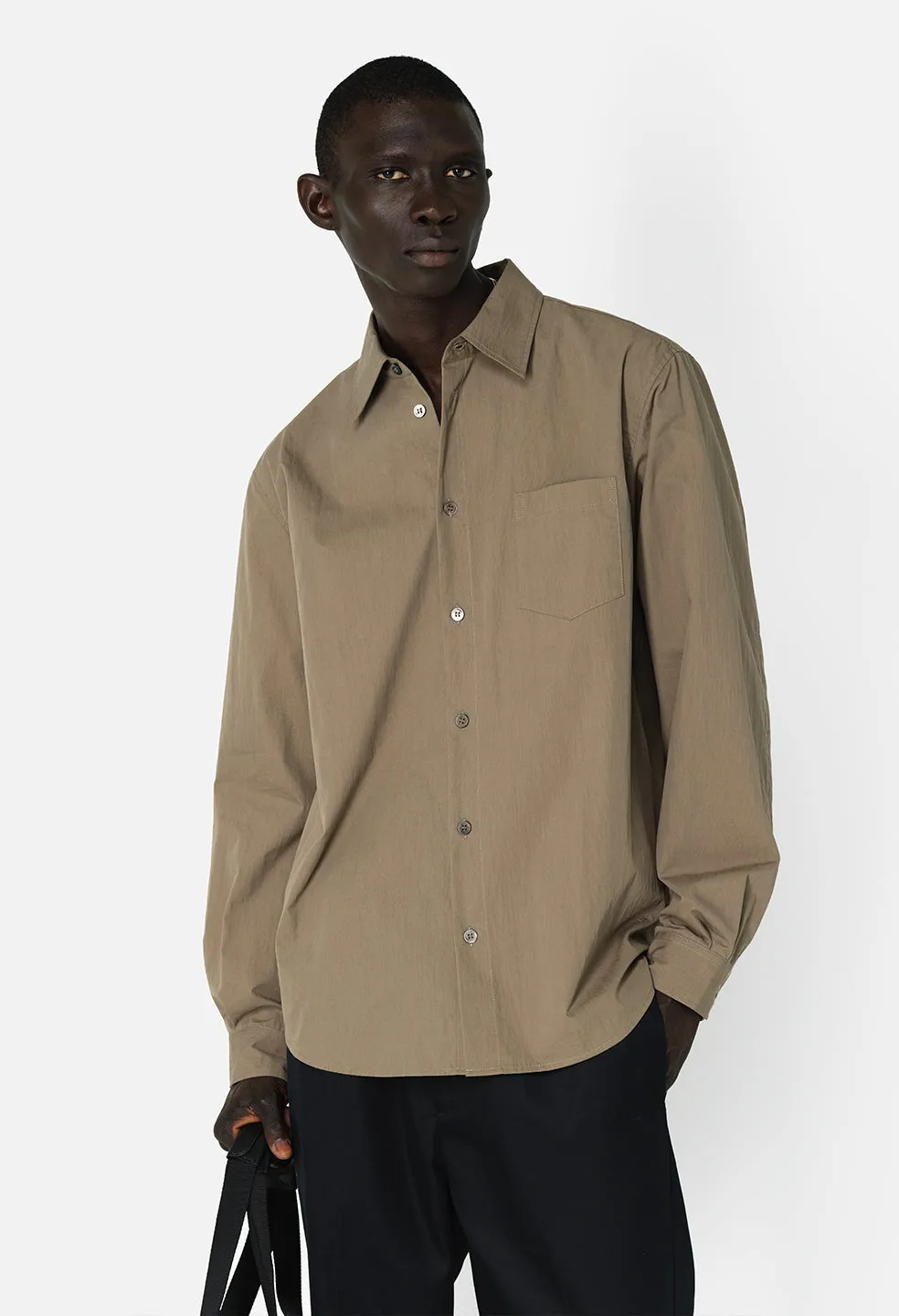 Cloak Button Up / Oak