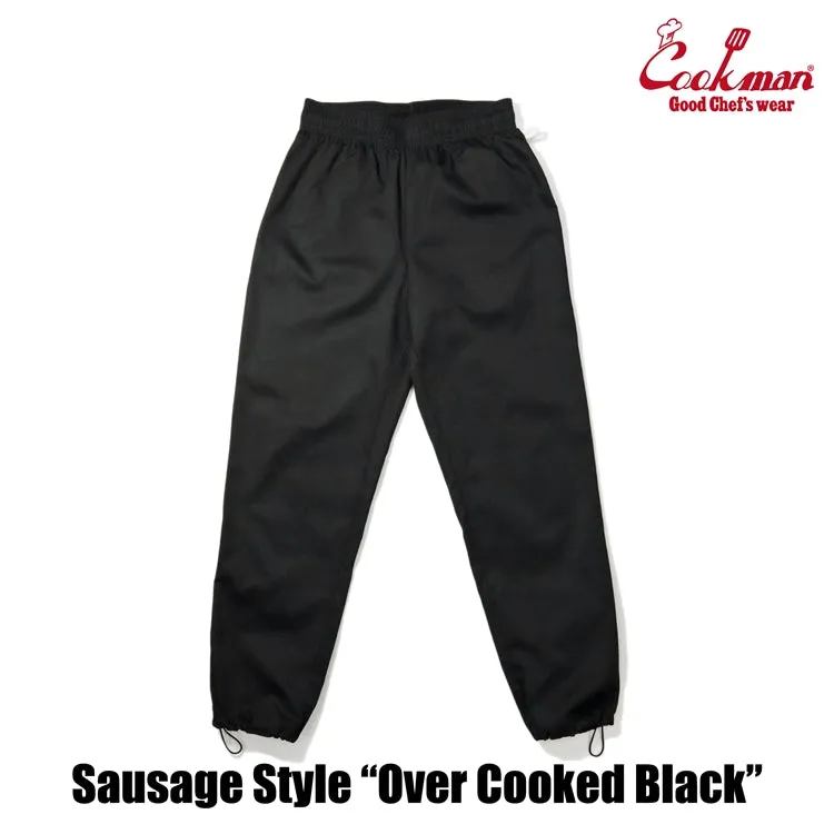 Cookman Chef Pants - Sausage Style : Over Cooked Black