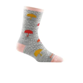 Darn Tough Umbrellas Crew Sock (Women) - Gray