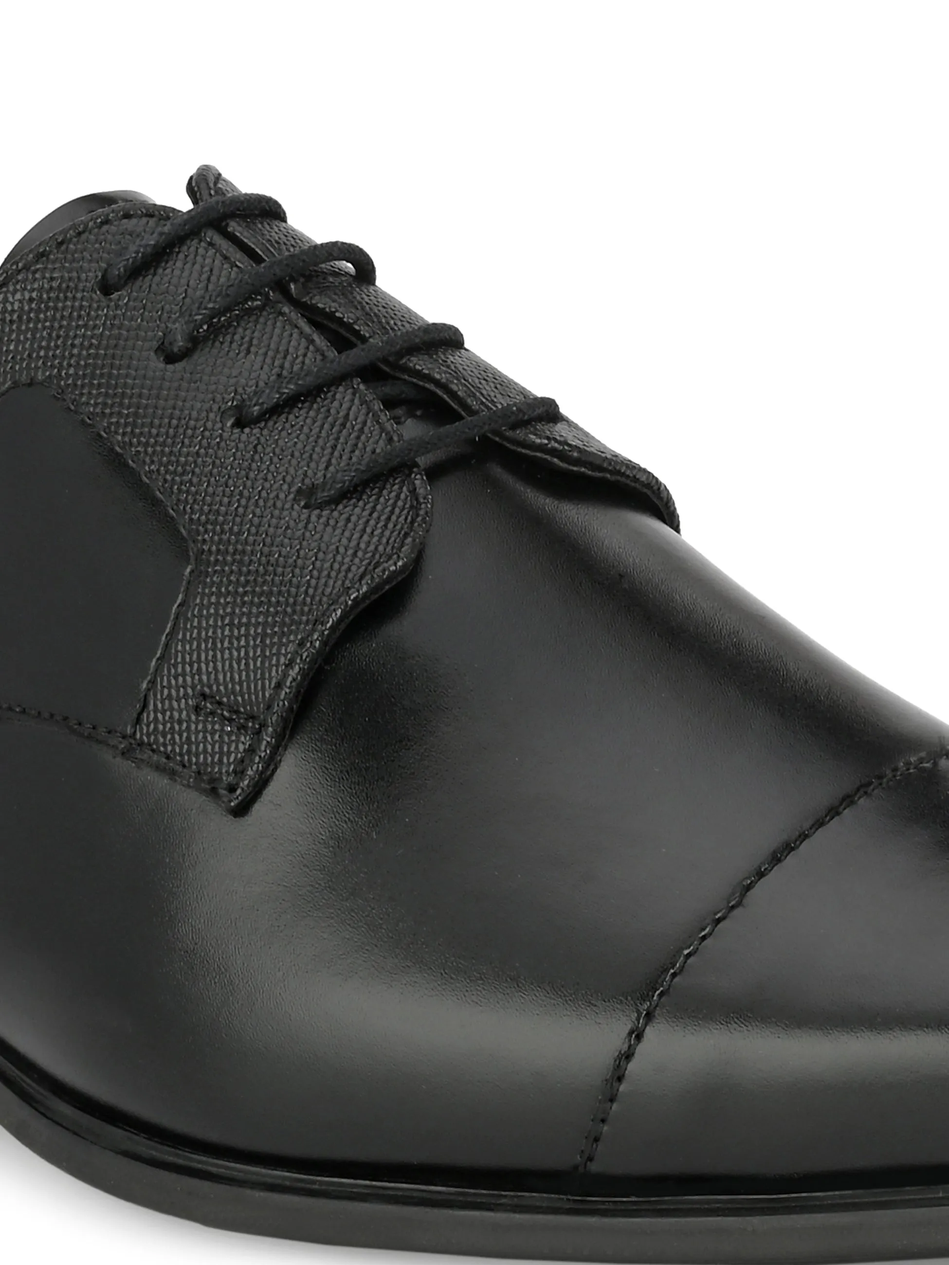 Dean Black Derby Shoes