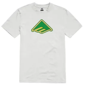 EMERICA - SHAKE JUNT TRIANGLE LIGHTS TEE - White