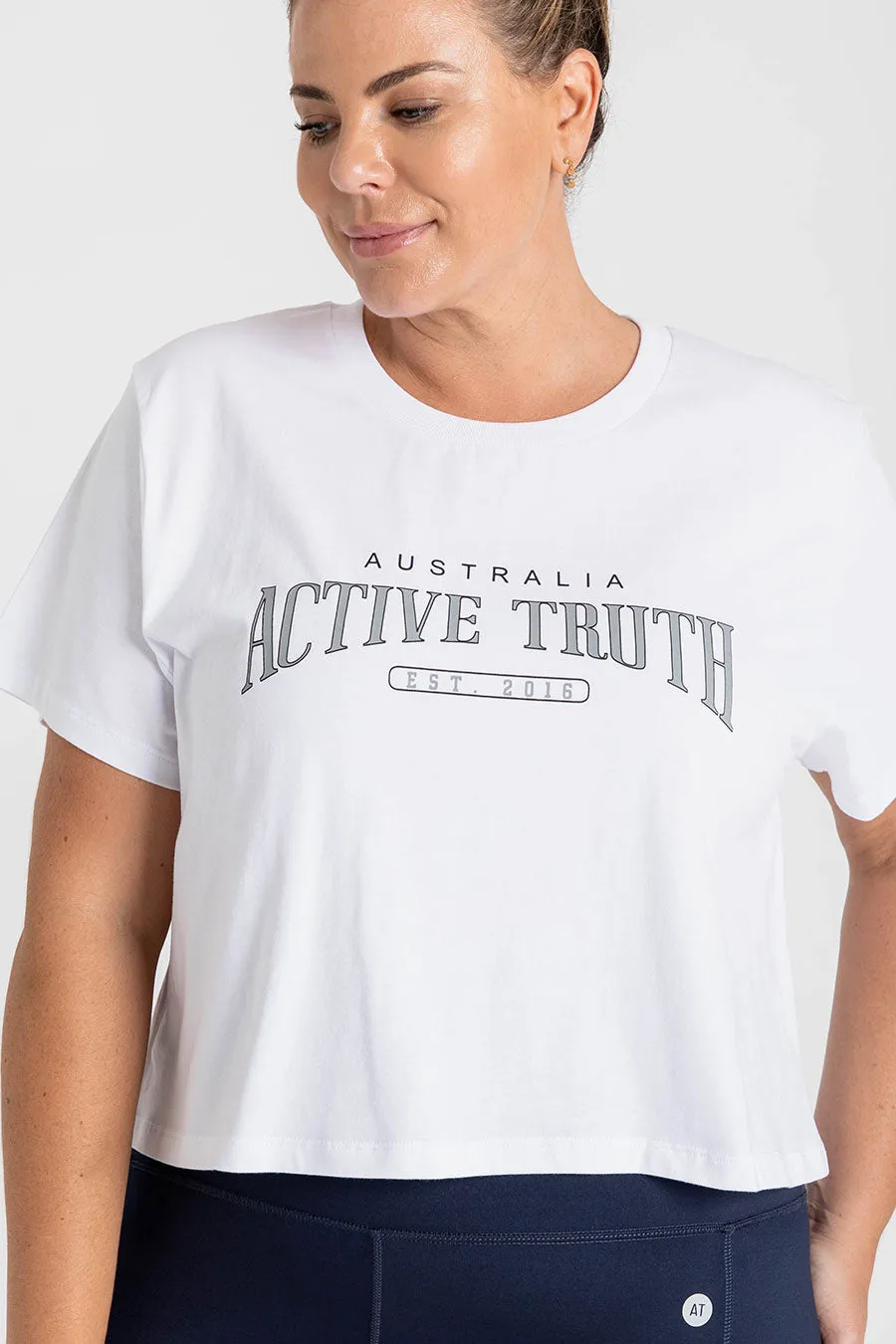 Everyday Cropped T-Shirt - White