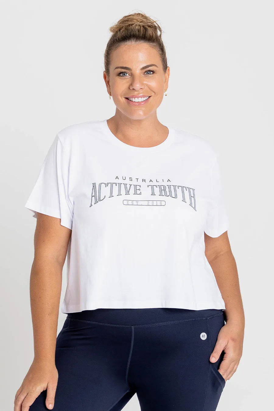 Everyday Cropped T-Shirt - White