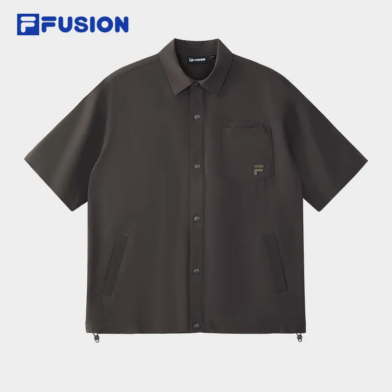 FILA FUSION INLINE FUSIONEER 1 Men Short Sleeves Shirt (Grey)