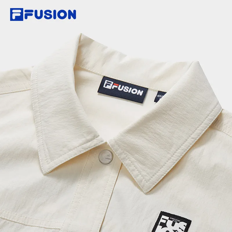 FILA FUSION INLINE WORKWEAR 1 Women Short Sleeves Shirt (White)