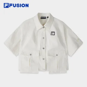 FILA FUSION INLINE WORKWEAR 1 Women Short Sleeves Shirt (White)