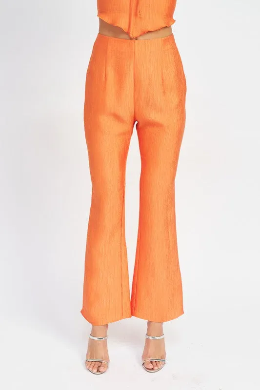 FLARE HIGH RISE PANTS