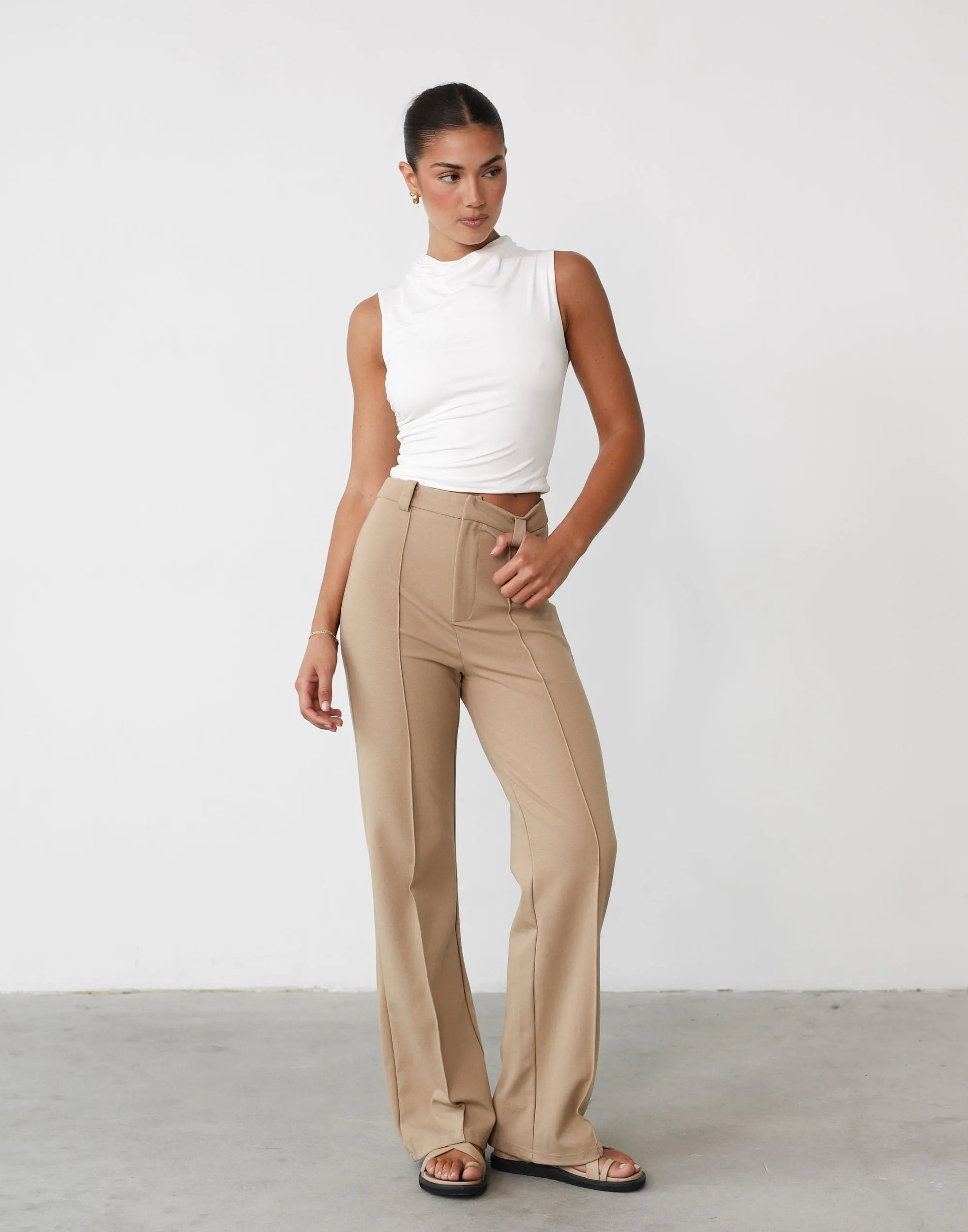 Francine Pants (Beige)