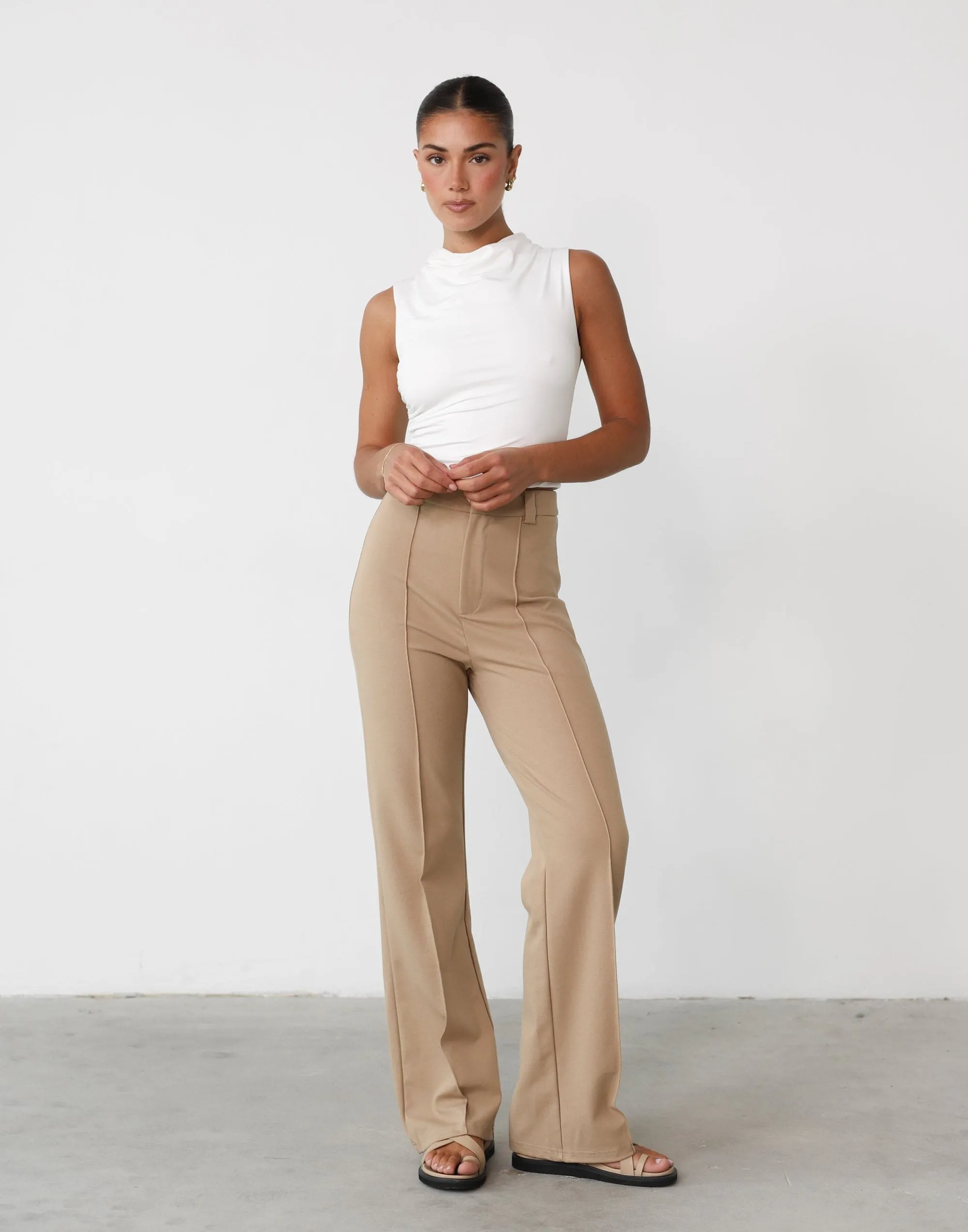 Francine Pants (Beige)