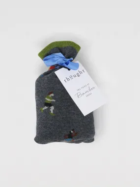 Heck Athlete Socks In A Bag - Dark Grey Marle