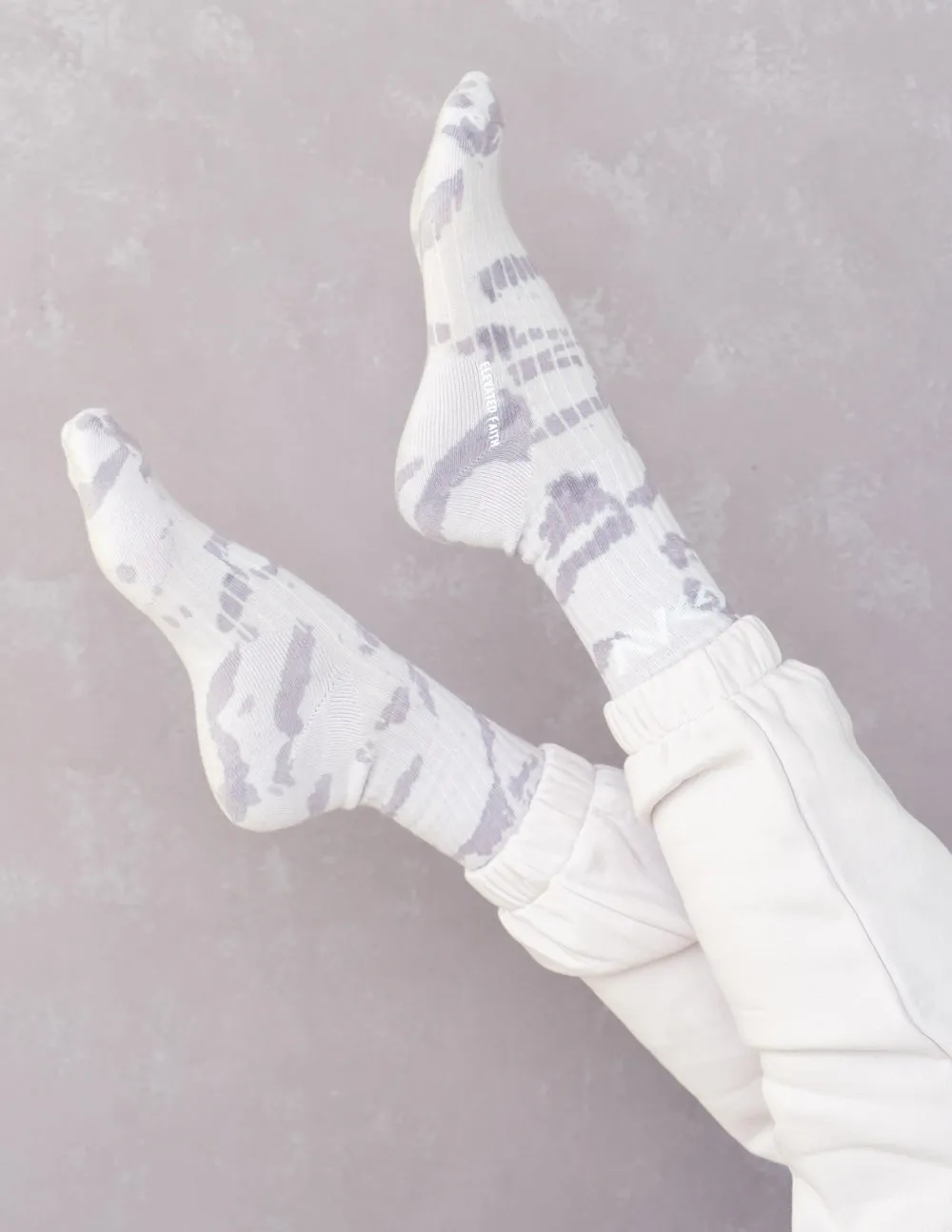 Highs and Lows Tie-Dye Socks