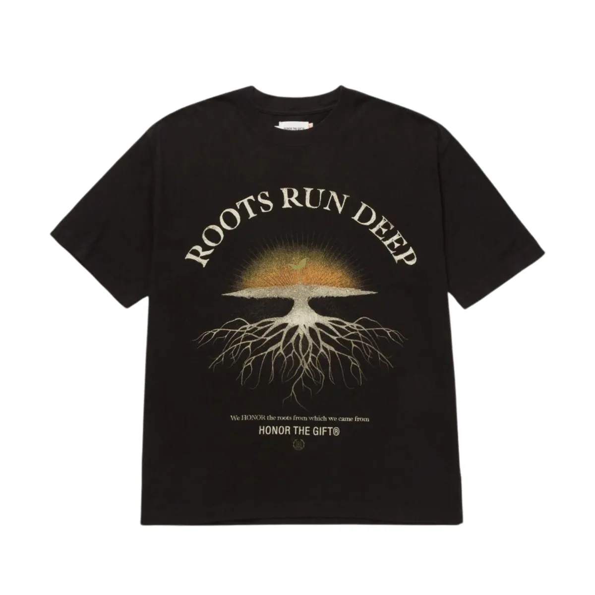 Honor The Gift Roots Run Deep Black T-Shirt