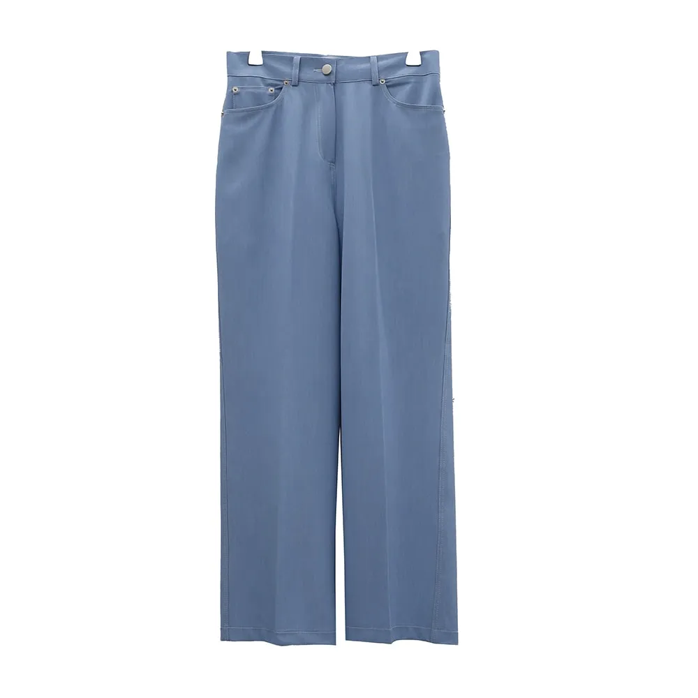 Jean-Style Summer Wide Pants OM6