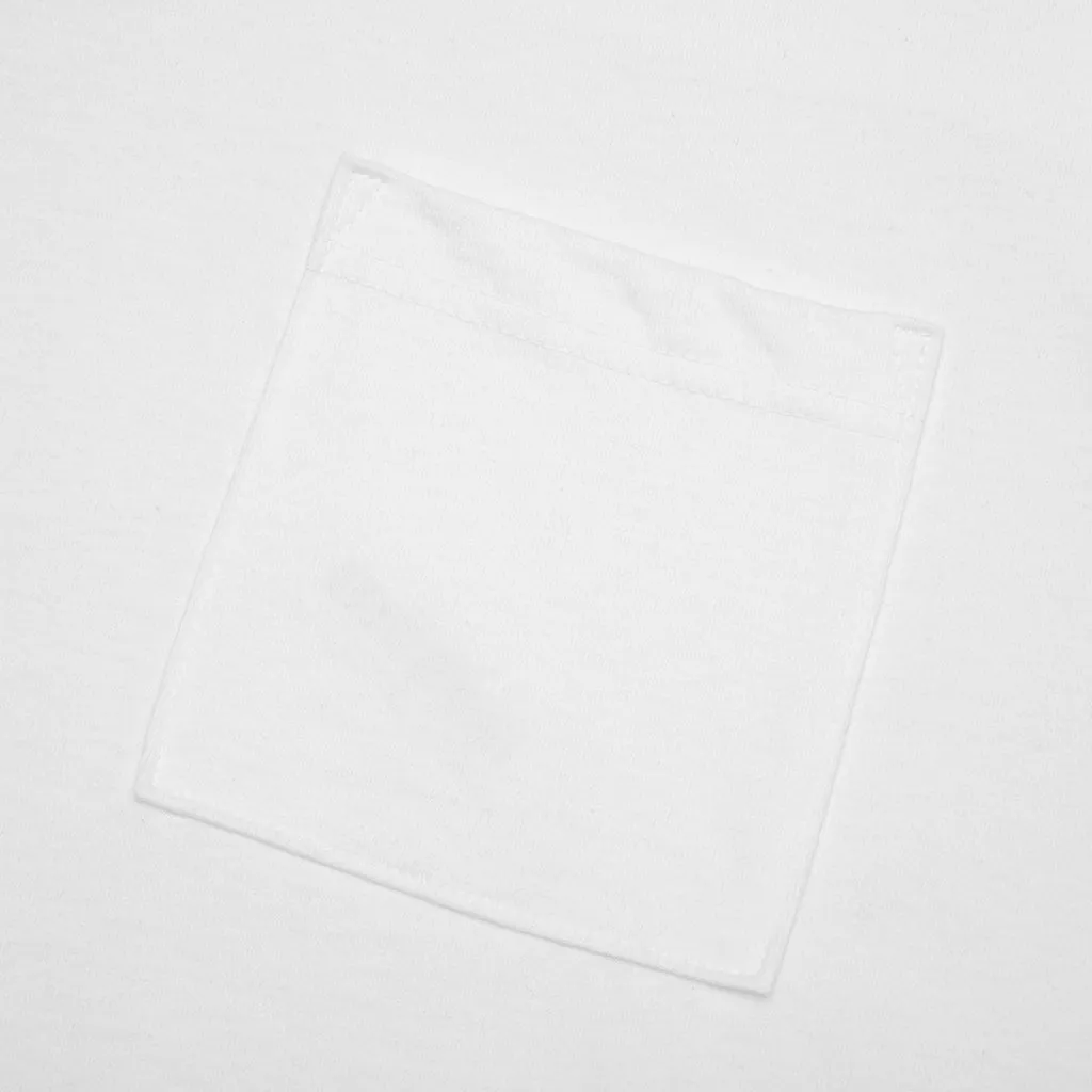 Jersey Braque Pocket Tee - White