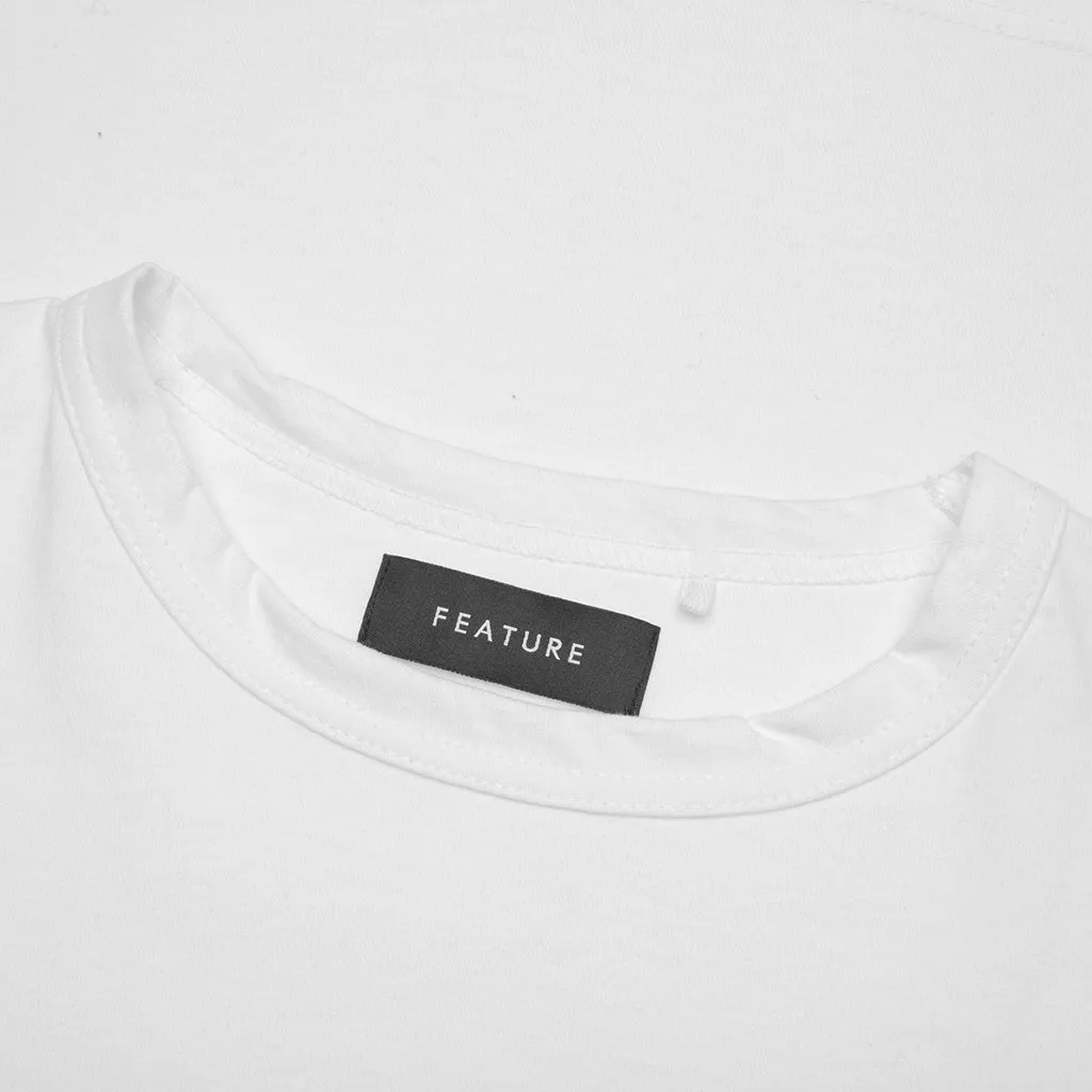 Jersey Braque Pocket Tee - White