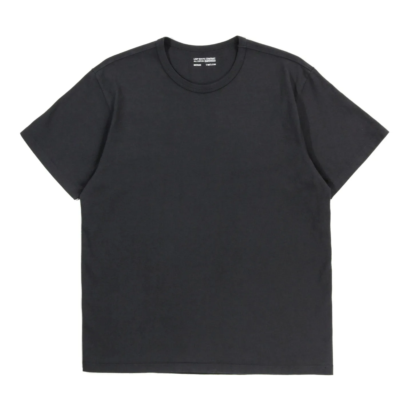 LADY WHITE CO. T-SHIRT CHARCOAL