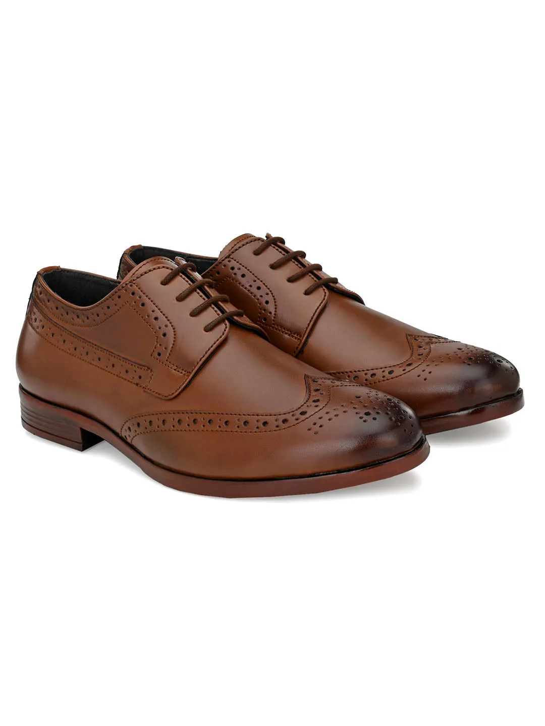 Libra Tan Brogues