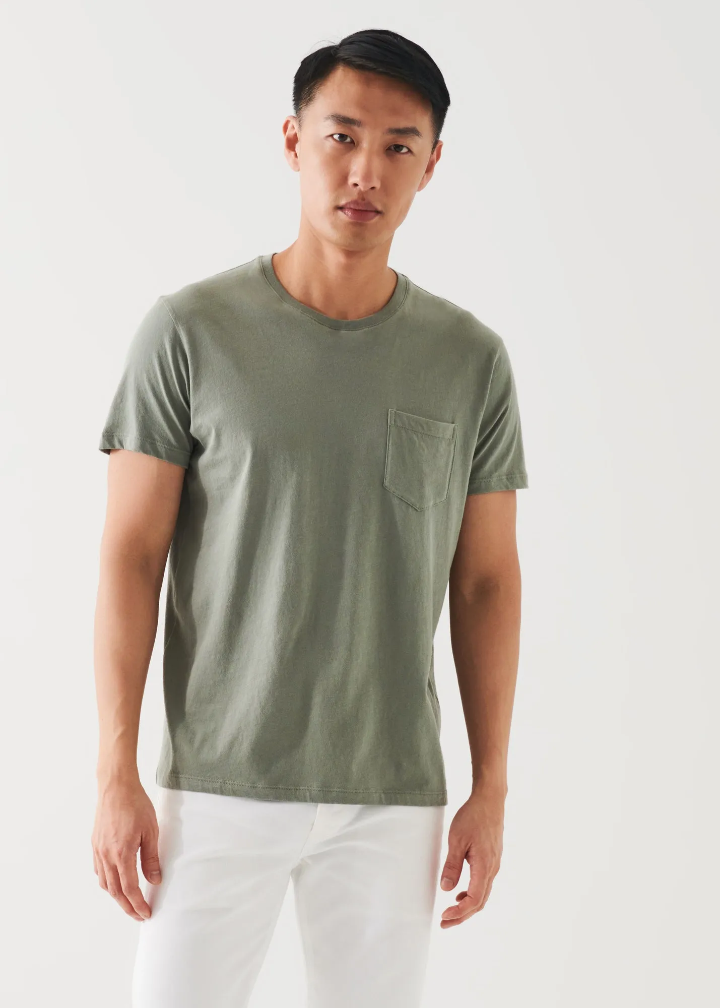 LIGHTWEIGHT PIMA COTTON POCKET T-SHIRT