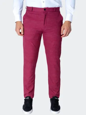 Maceoo Stretch Pant | Pants Burgaundy Wine Red