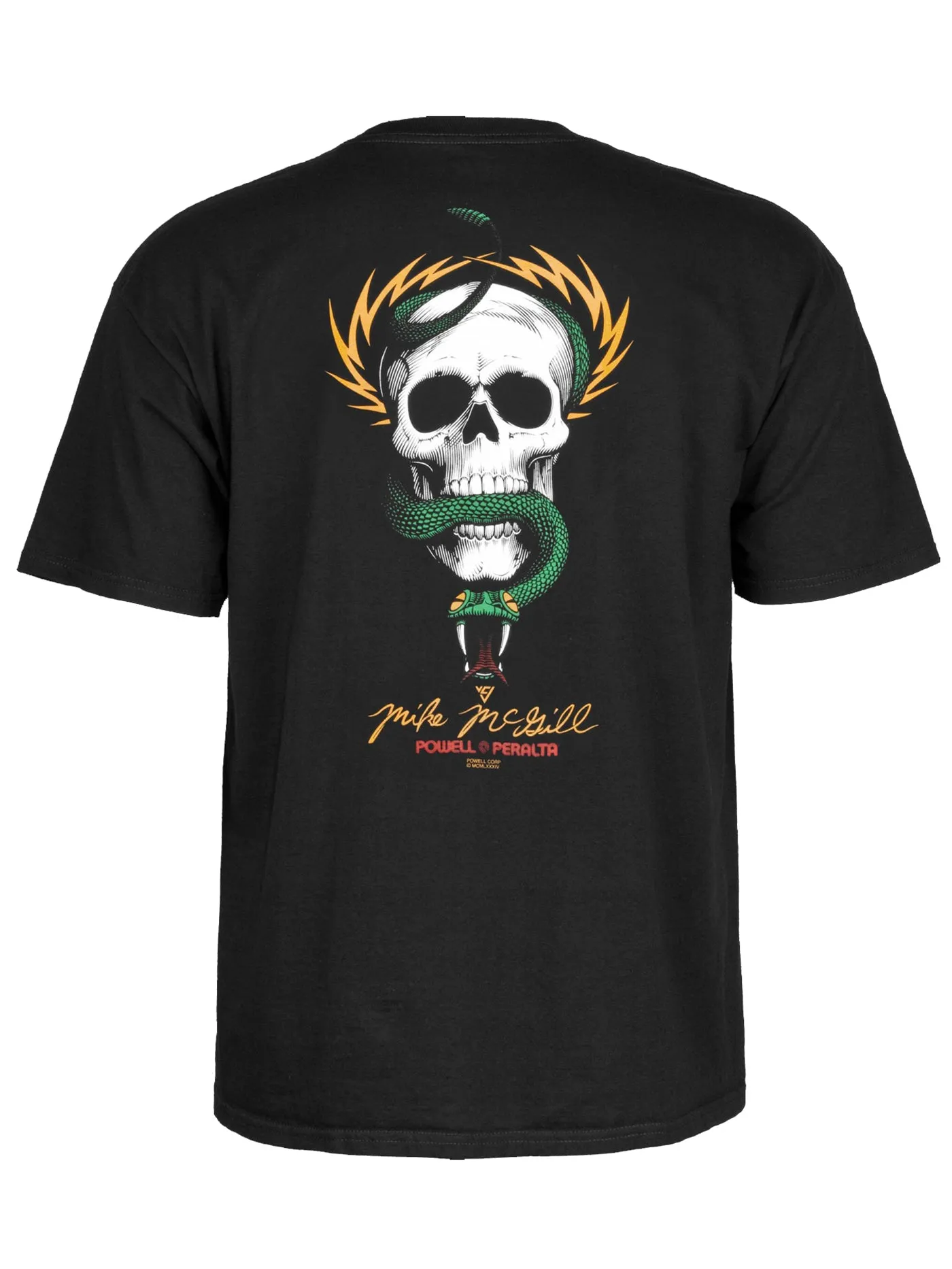 McGill Skull & Snake Short Sleeve T-Shirt