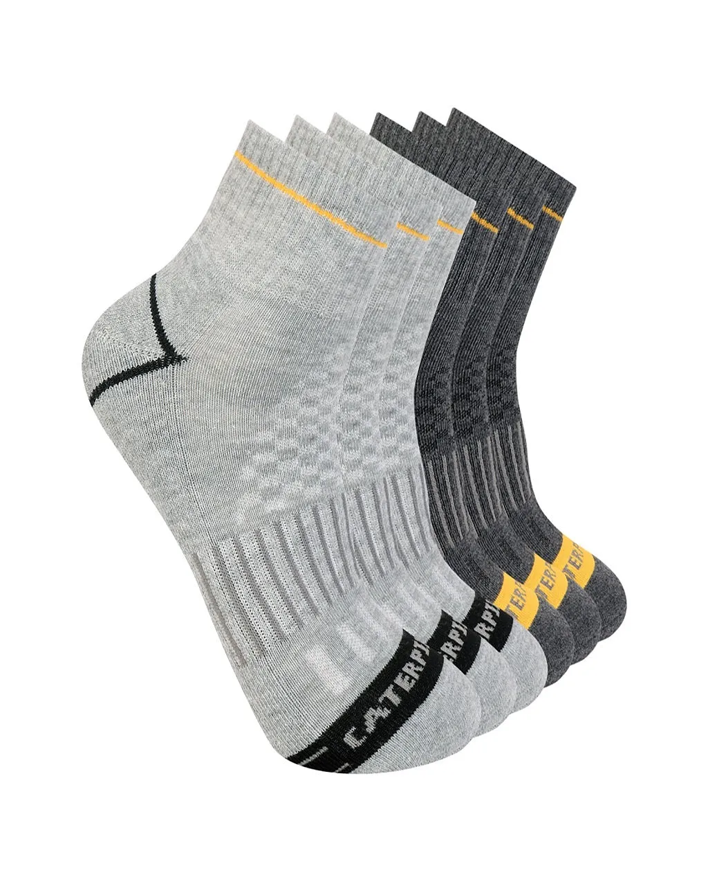 Men's Advanced Half Cushion Quarter Socks (6 Pack)