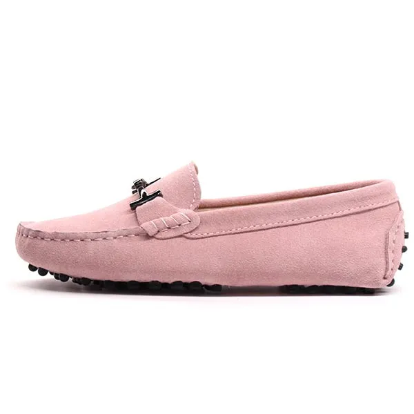 MIYAGINA Leather Women Spring Flat Moccasins Shoes